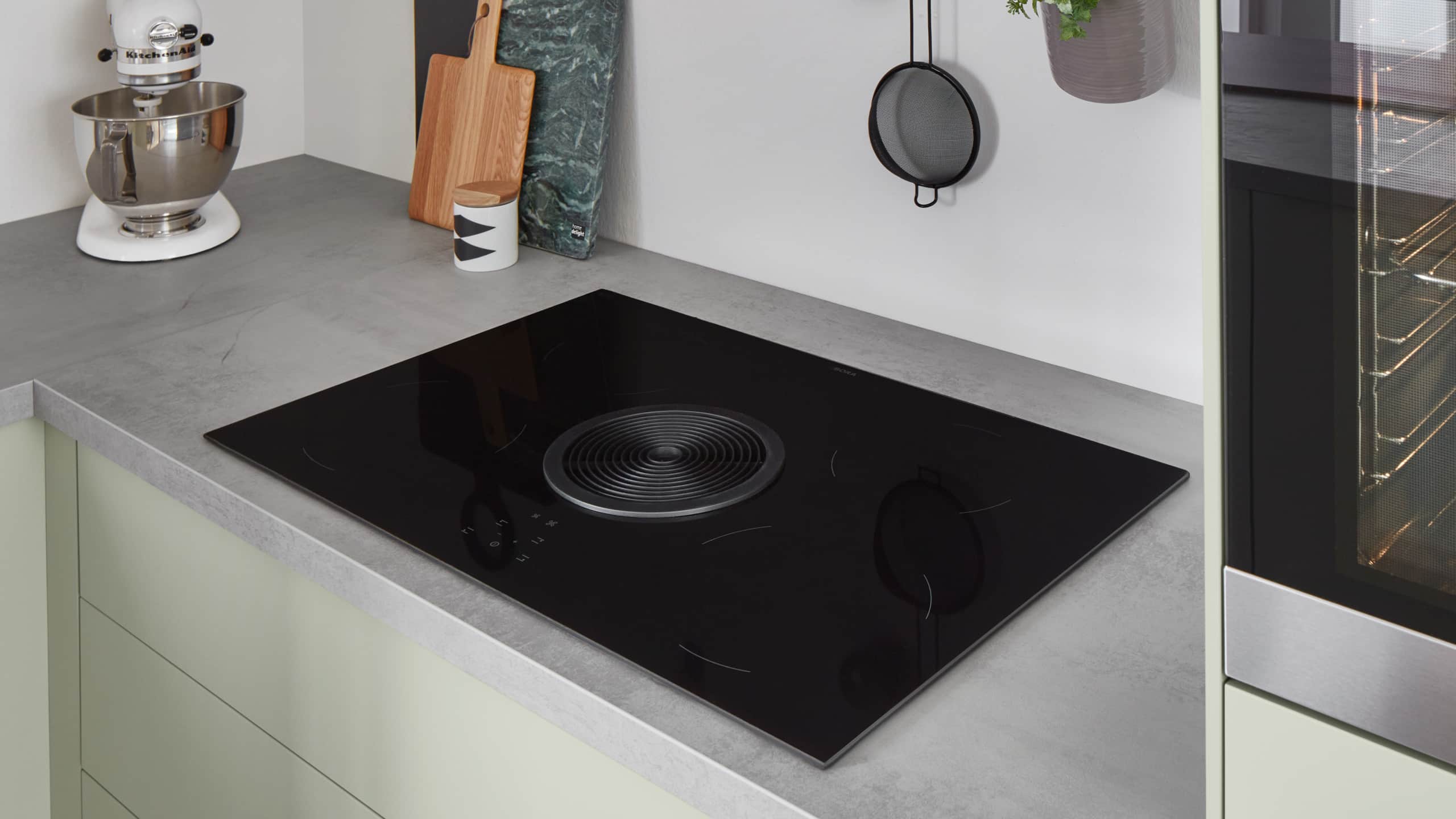 Trendige Familienküche "Senso" in U-Form von Nobilia