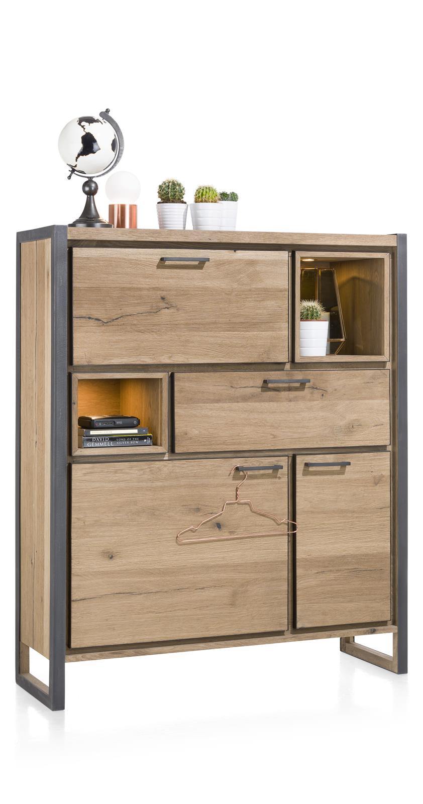 Highboard Metalo 36337-RWB