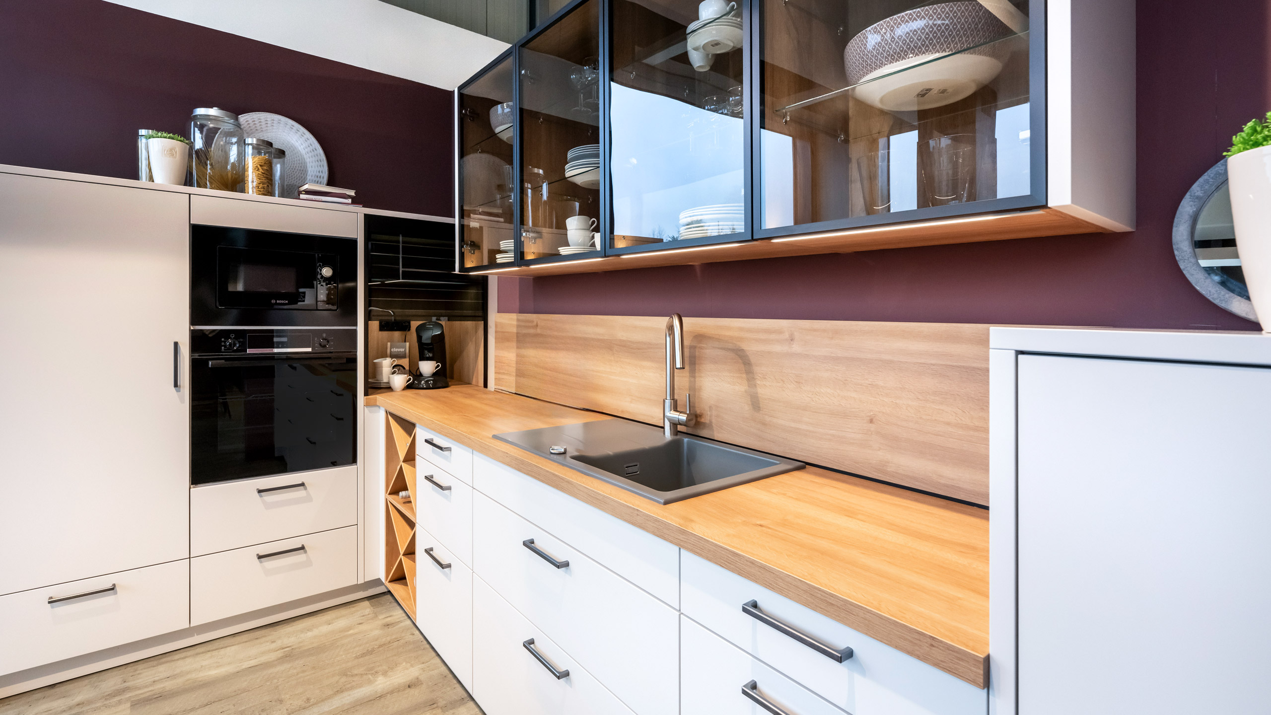 Wohnliche Paarküche "Baya" von Wert Küche