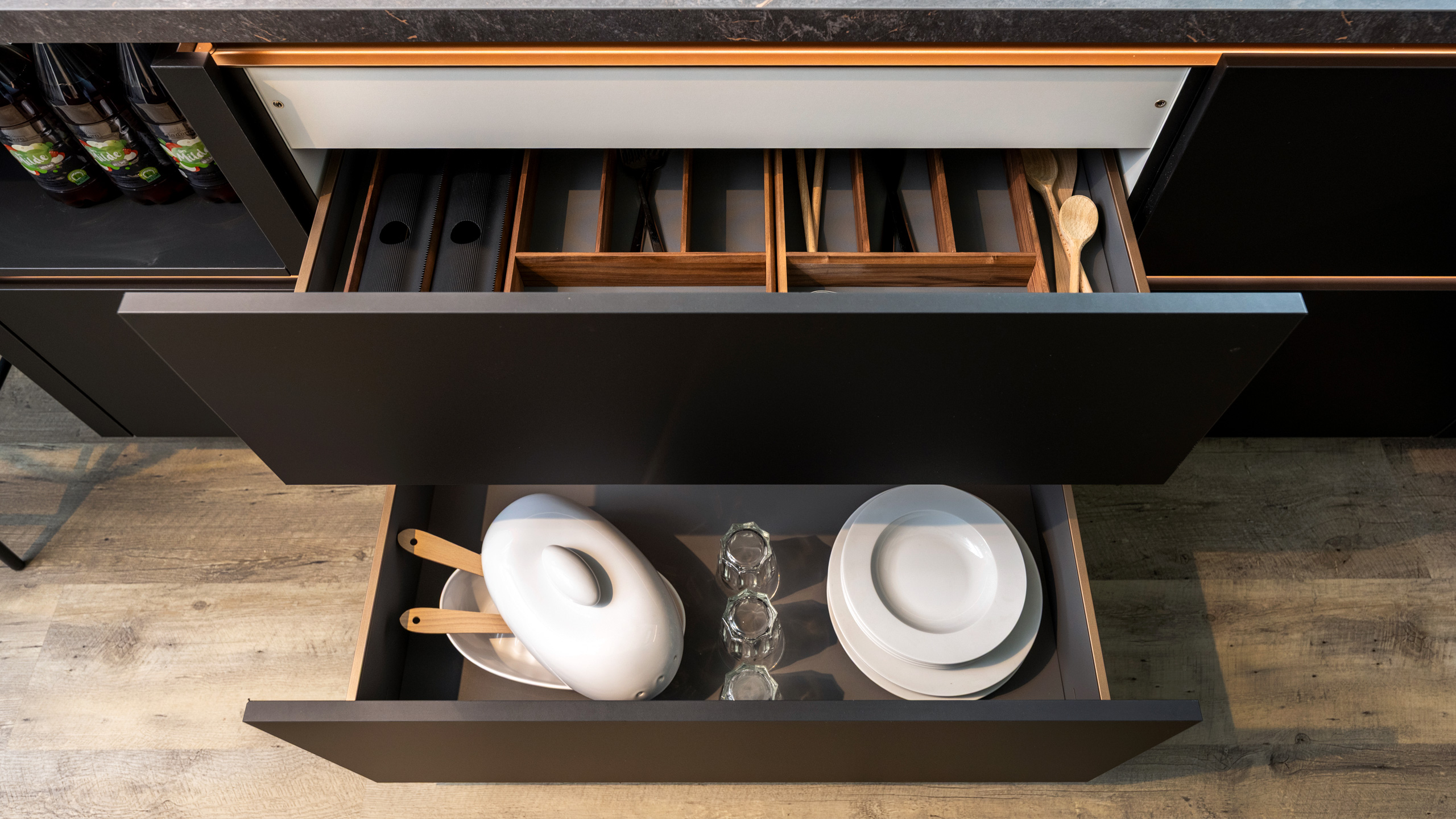 Trendige Familienküche "Senso" von Culineo