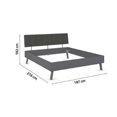 Bett 180/200 Mavi-Extra AG322.8166.80/  Orange-Z