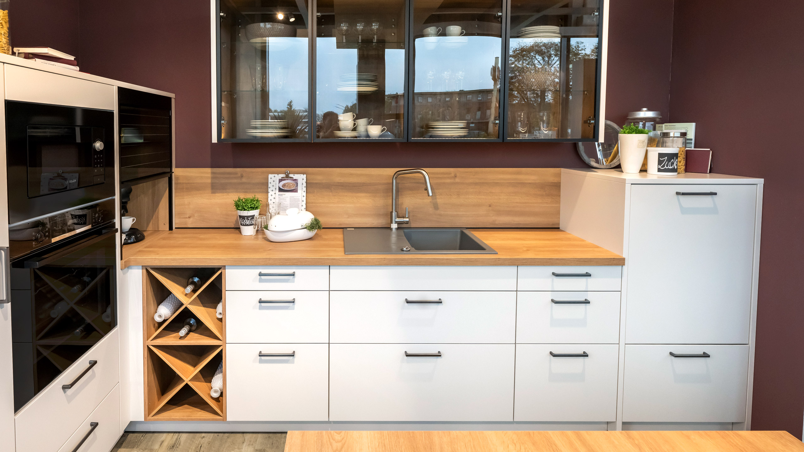 Wohnliche Paarküche "Baya" von Wert Küche