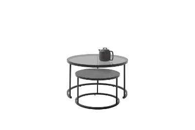 Couchtisch-Set rund Chester 1008988