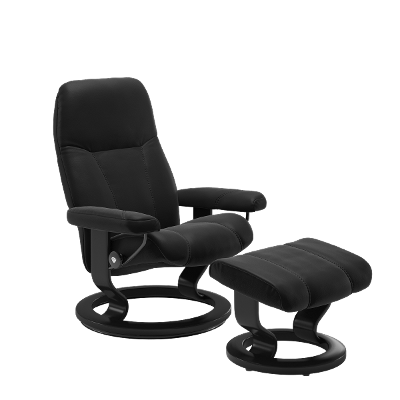 Classic Sessel (M) + Hocker Stressless Consul 1005015
