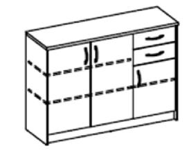 Kommode 38-005 Optimus 38-005-66