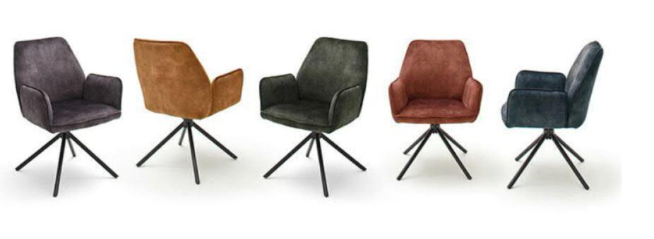 4 Fuß Stuhl mit Armlehnen 2er-Set Ottawa 1002981