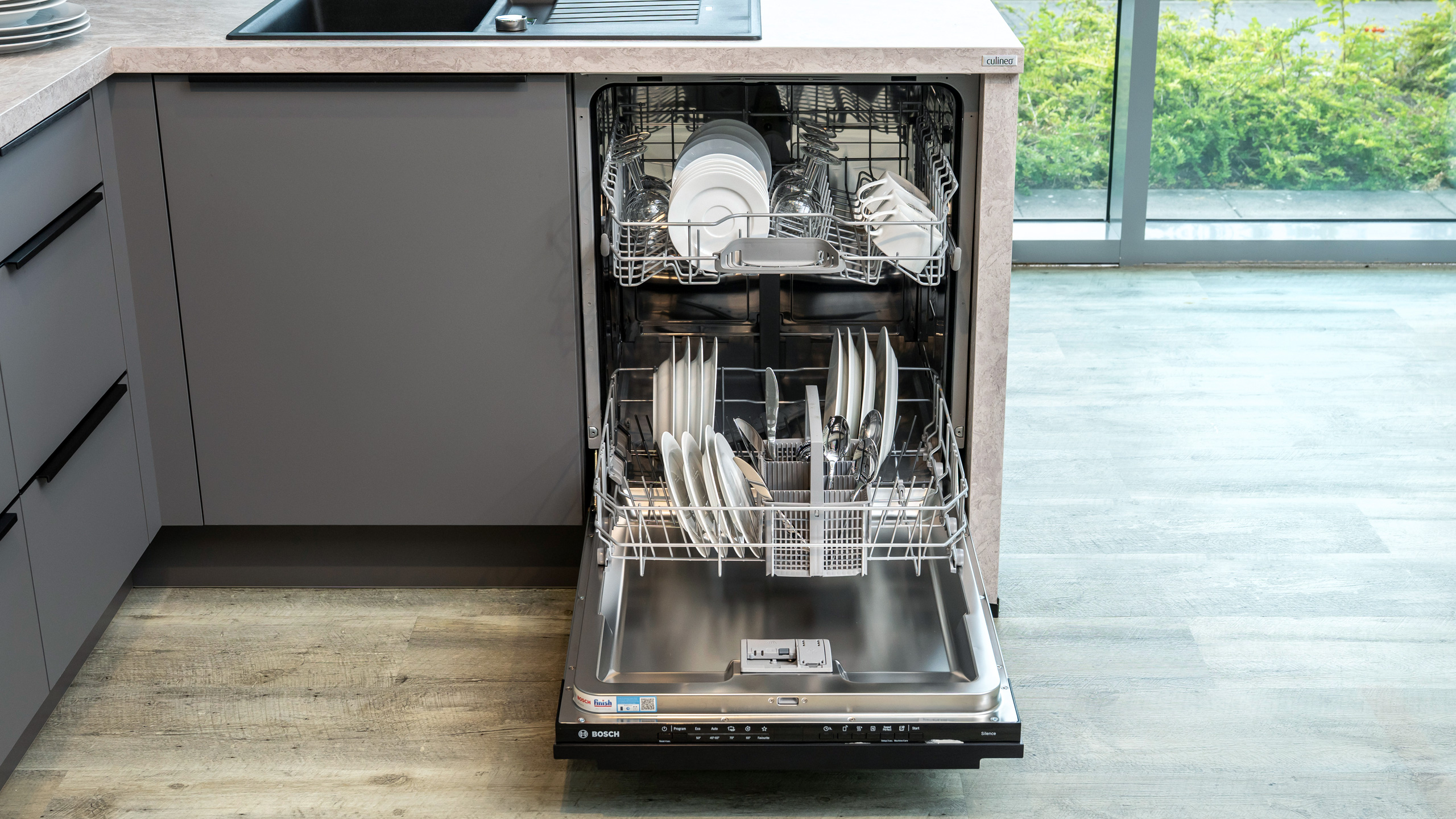 Moderne L-Küche "Senso" von Culineo