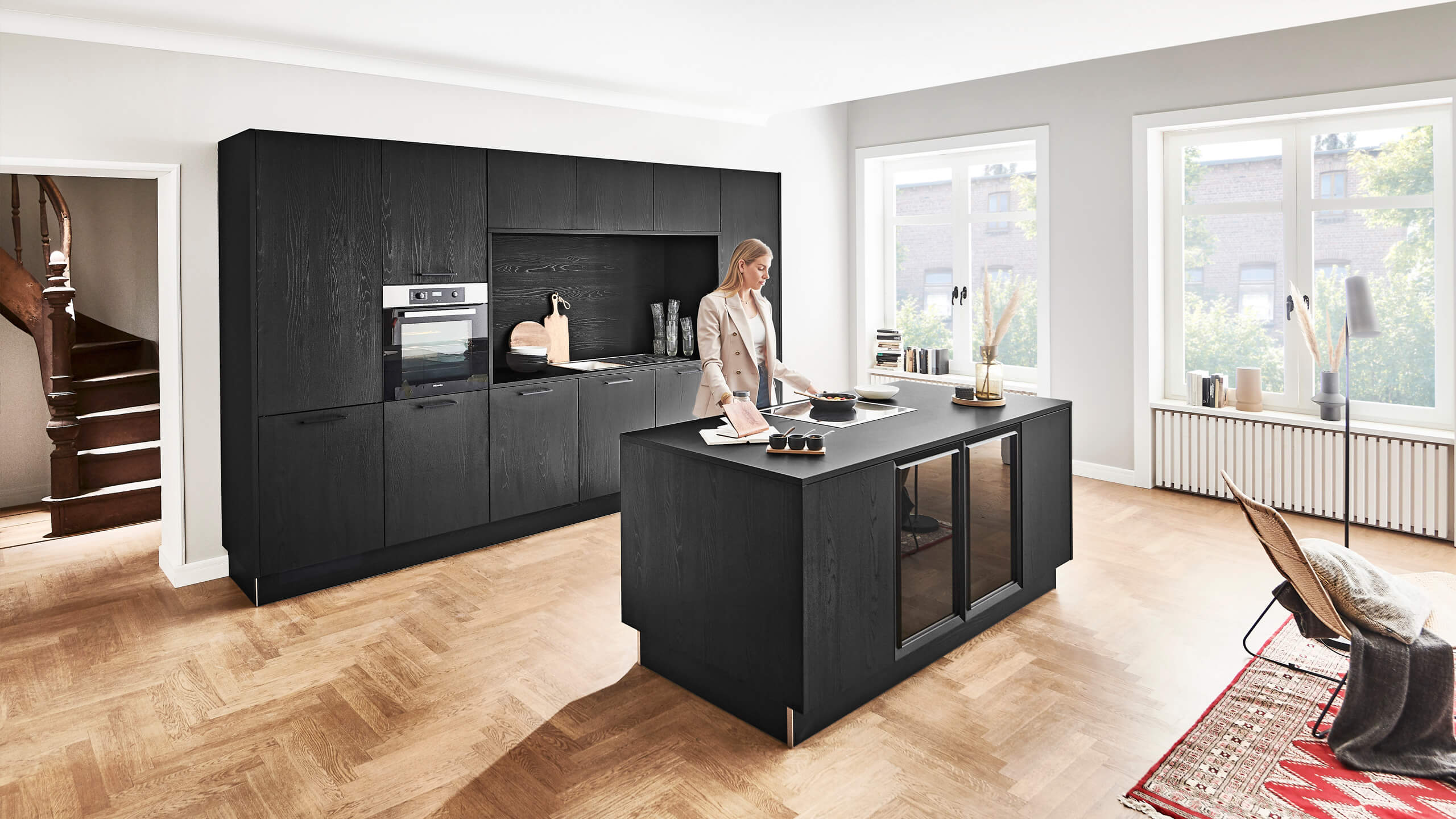 Designküche "Manhattan" mit Insel von Nolte