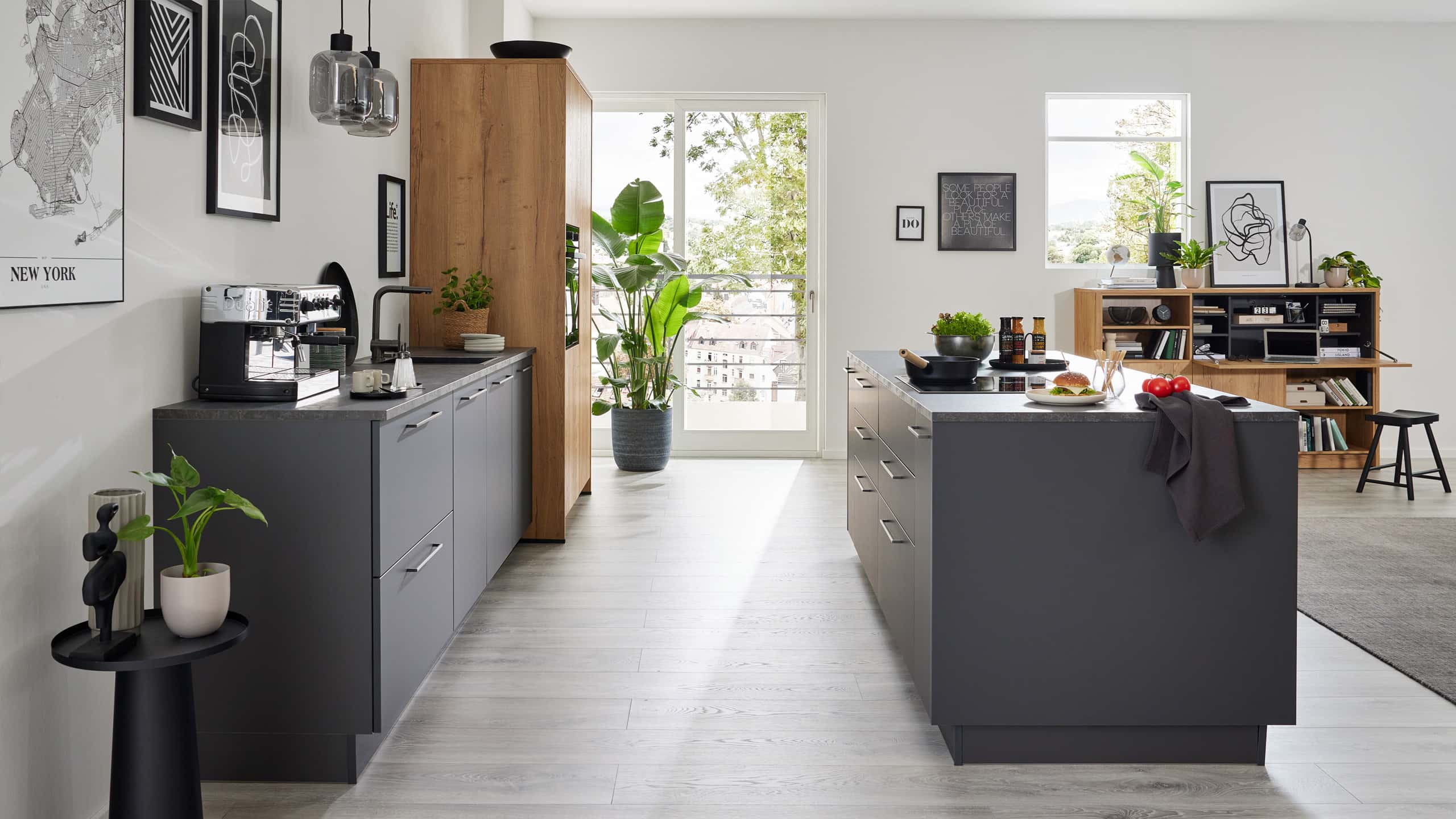 Trendige Inselküche "Serie 3093" von Nobilia