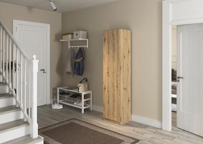 Drehtürenschrank 1-türig m. Schloss Allrounder AG382.36A0        Blue-Z