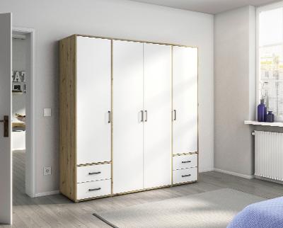 Drehtürenschrank, 4-trg., 4 SBK Voyager AG440.31V4           Blue-Z