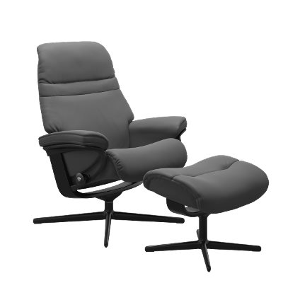 Cross Sessel (M) + Hocker Stressless Sunrise 1237317