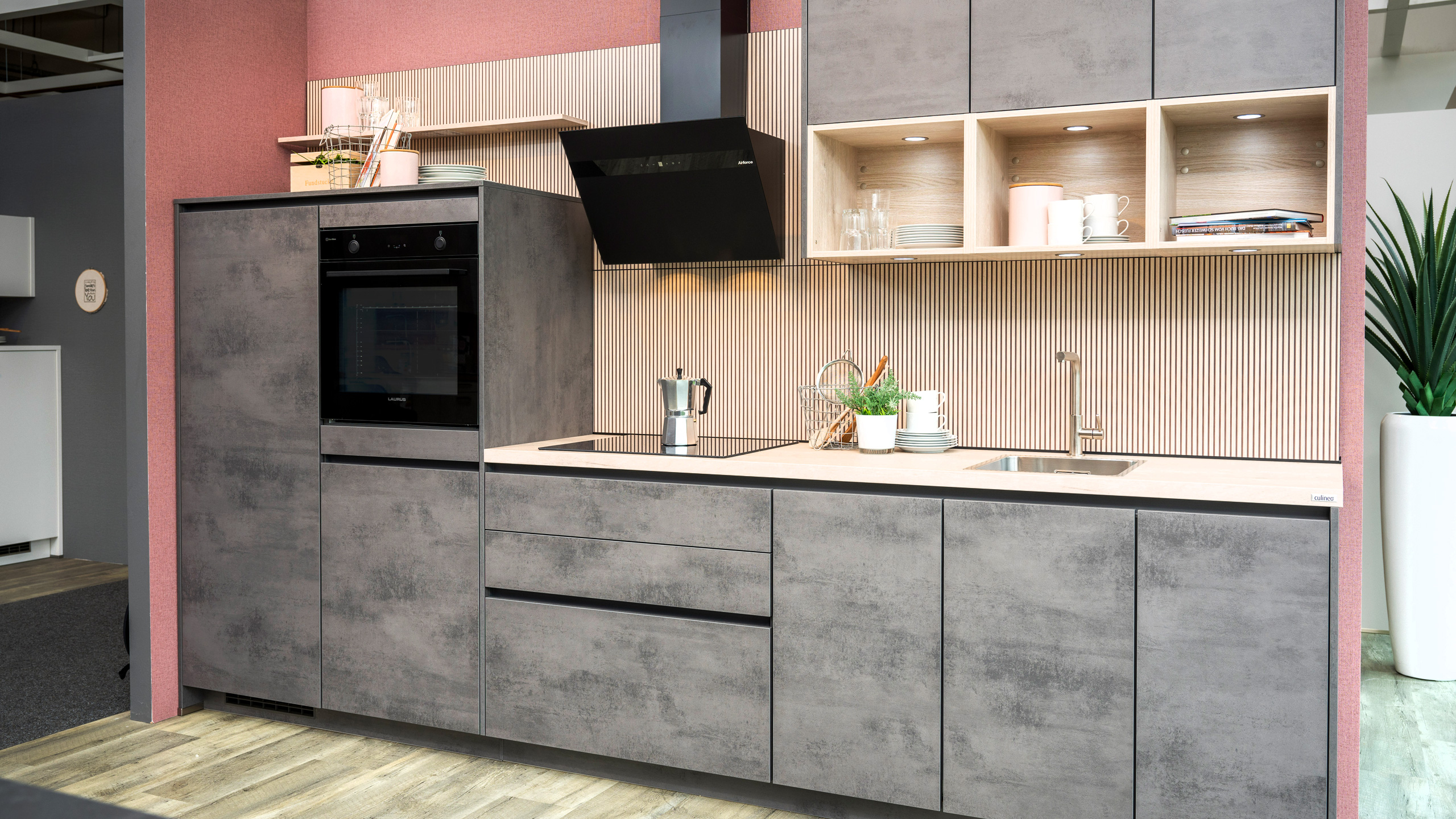 Modern  Singleküche Modell "Riva" von Culineo