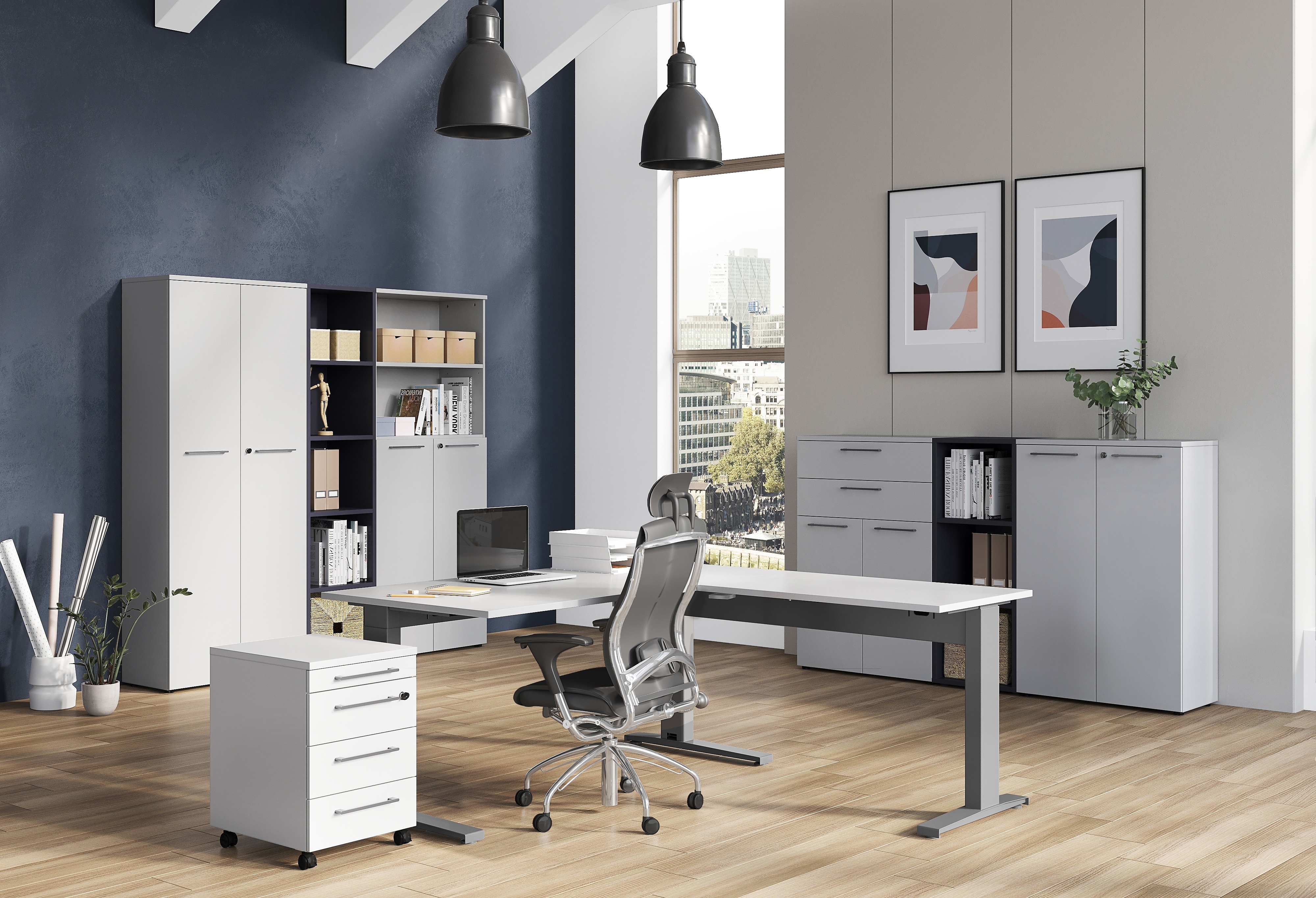 Aktenregal 3 Fächer GW-Lissabon/Mailand-Büro 4230-547