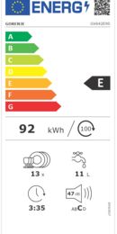 Energieeffizienz E