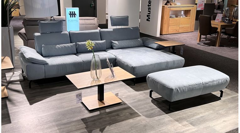 Sofa MR 270 (VZ) von Musterring inklusive XXL Hocker 