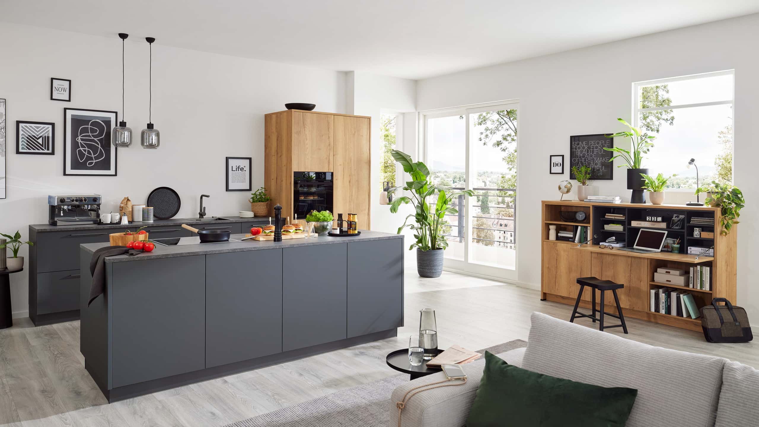 Trendige Inselküche "Serie 3093" von Nobilia