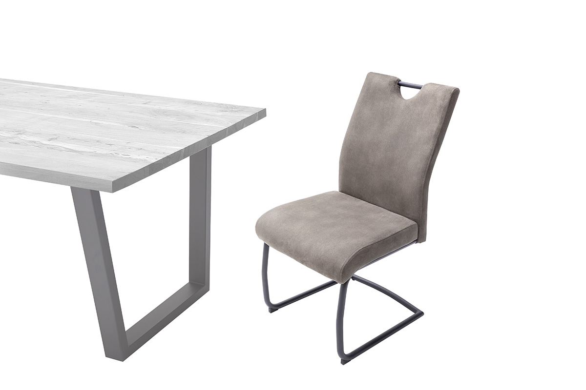 Schwingstuhl mit Griffloch 2er-Set Acroma 1008244