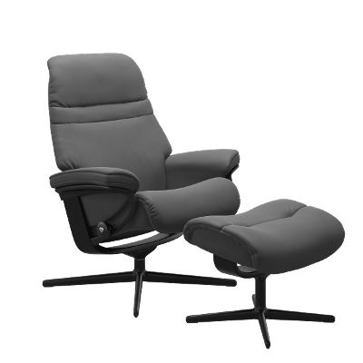 Cross Sessel (M) + Hocker Stressless Sunrise 1237317