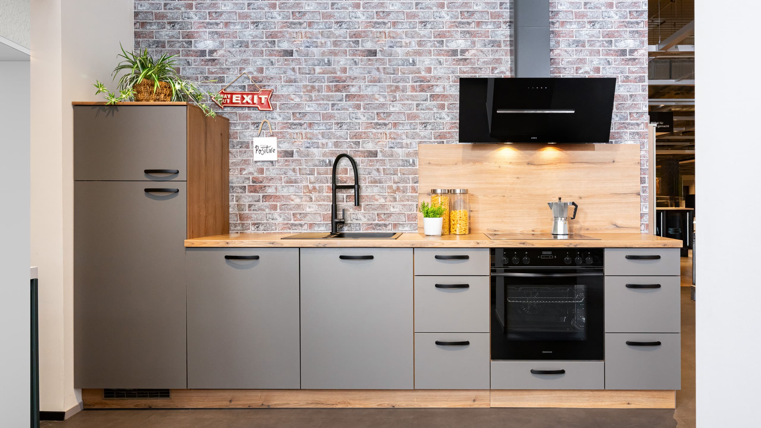 Moderne Singleküche Modell Win von Nobilia