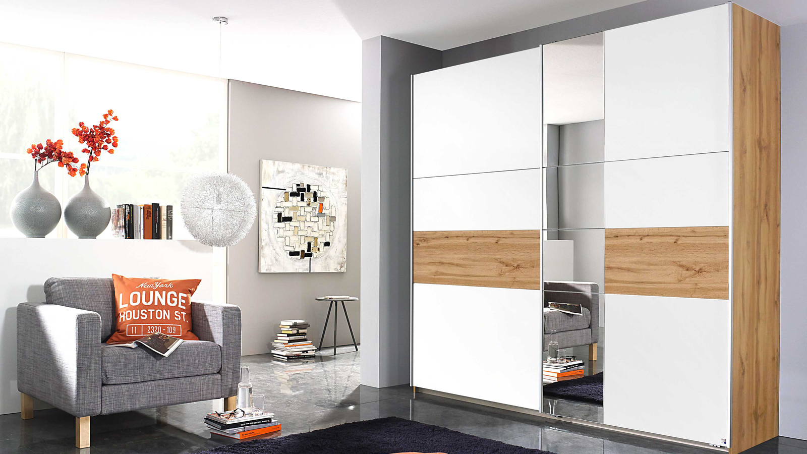 Schwebetürenschrank Korbach AD652.5S74           Blue-Z