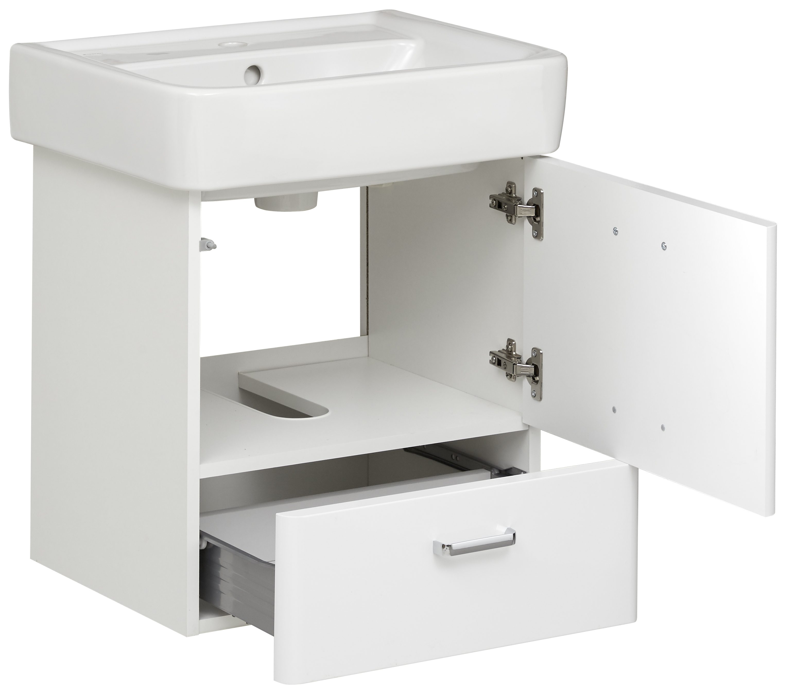 Waschtischunterschrank, 1 T + 1 AZ Quickset 359.014819 (Piolo)     C2