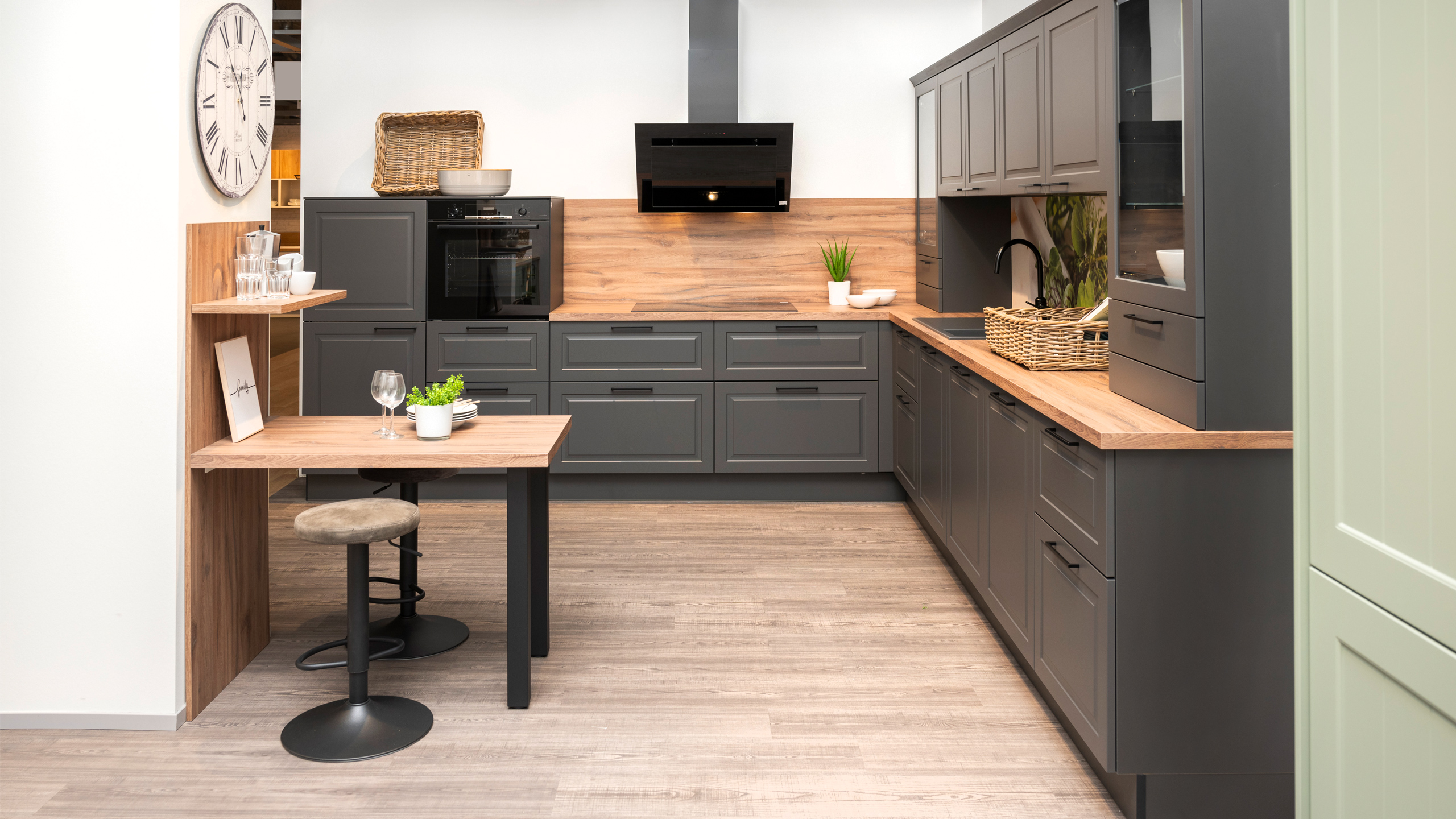 moderne Landhaus L-Küche Modell IL 3390 Nolte Interliving