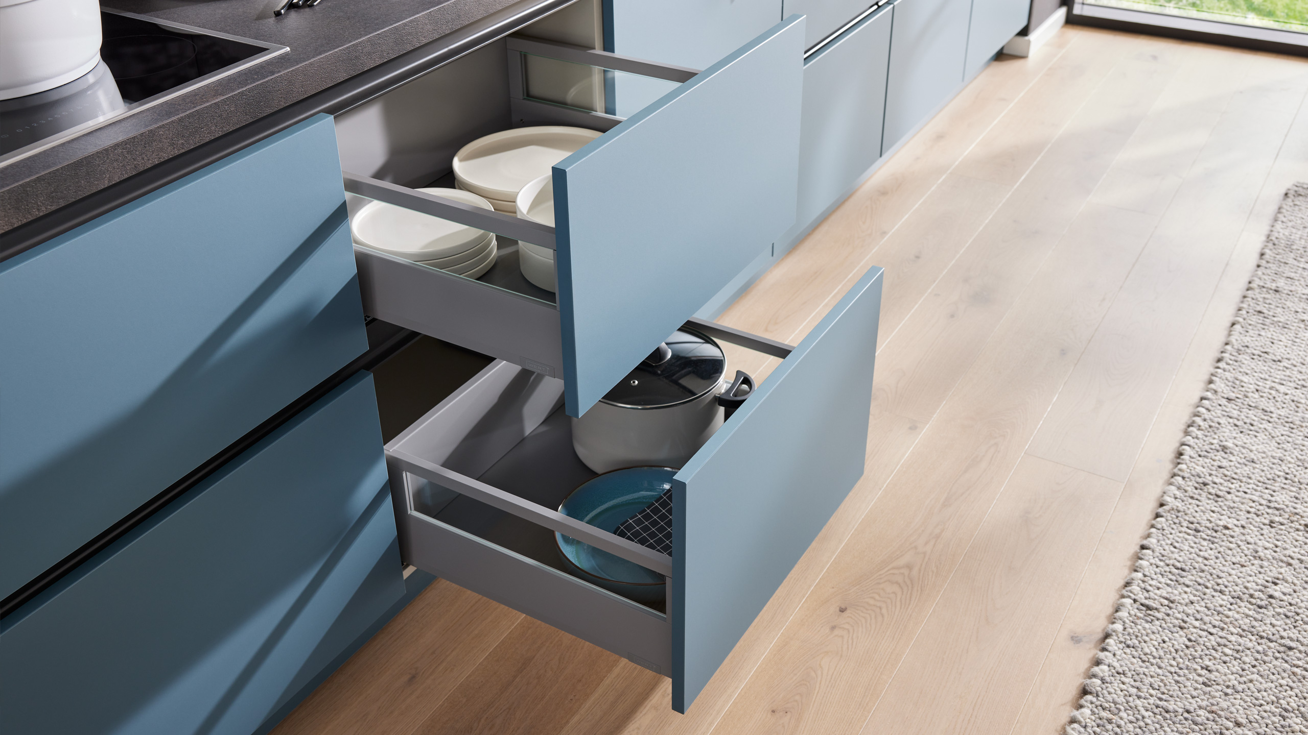 Grifflose Trendküche "Mattea" von Wert Küche