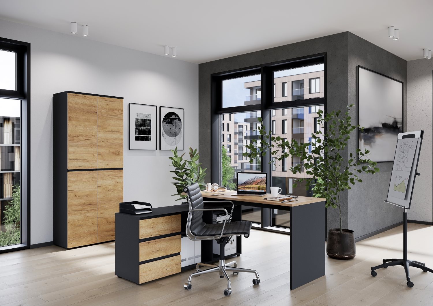 Aktenschrank 2-türig GW-Lissabon-Büro 4266-549