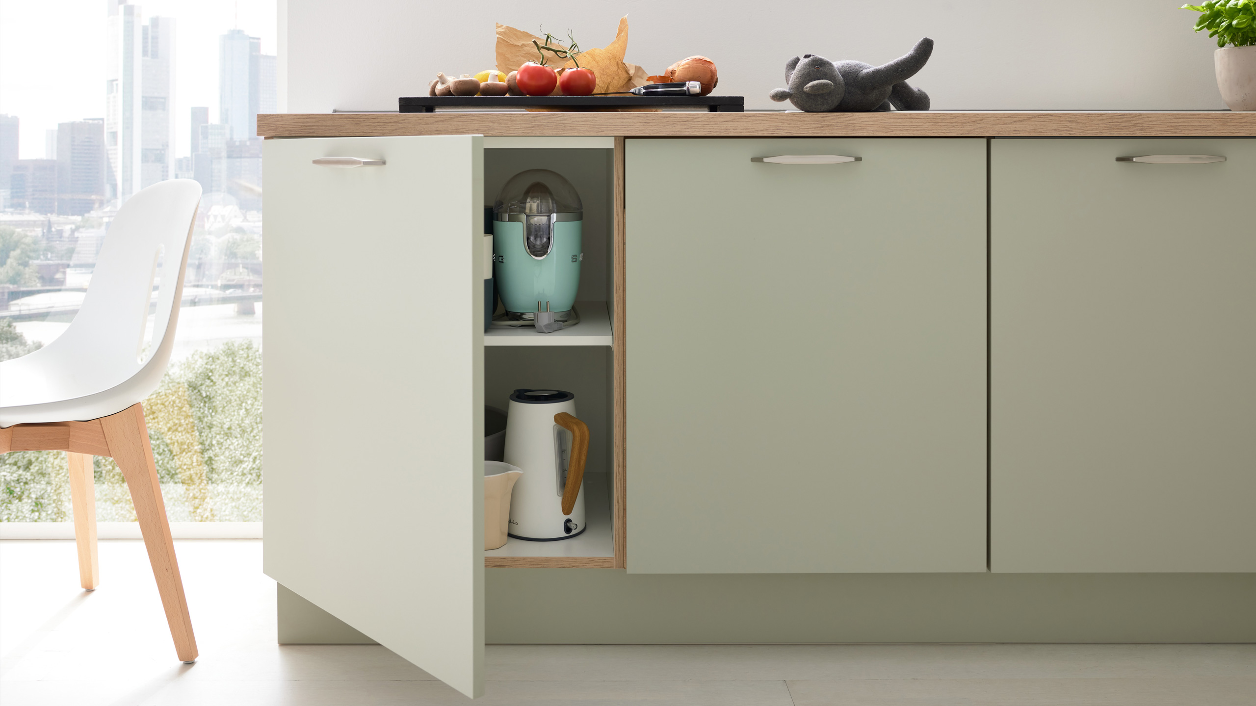 Trendküche "Senso" in L-Form von Culineo