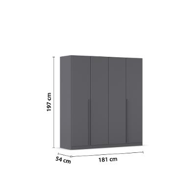 Drehtürenschrank 4-türig Alba AG826.3744            Orange-Z