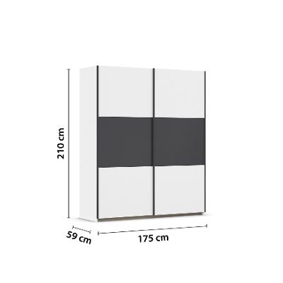 Schwebetürenschrank 2-türig Neo AG5411.4210             Blue-Z
