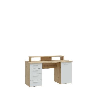 Schreibtisch, 1 T + 4 SBK Net 106 MT980-M823-U58