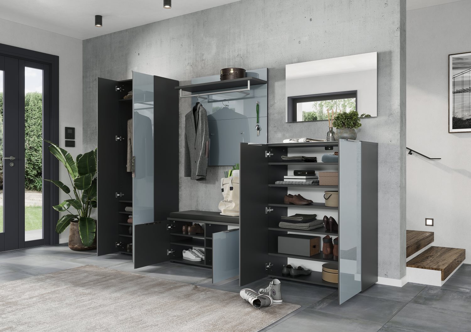 Garderobenschrank GW-Genova 3433-587