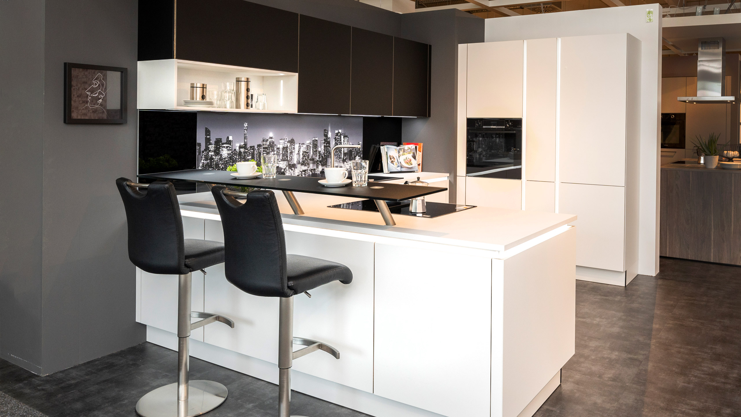 Moderne, grifflose L-Küche "IL 3320" von Interliving 