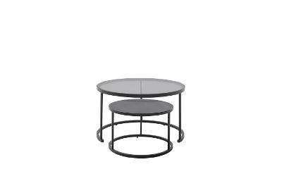 Couchtisch-Set rund Chester 1008988