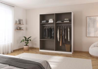 Drehtürenschrank 4-türig, 3 SBK Koda AG927.09L2            Orange-Z