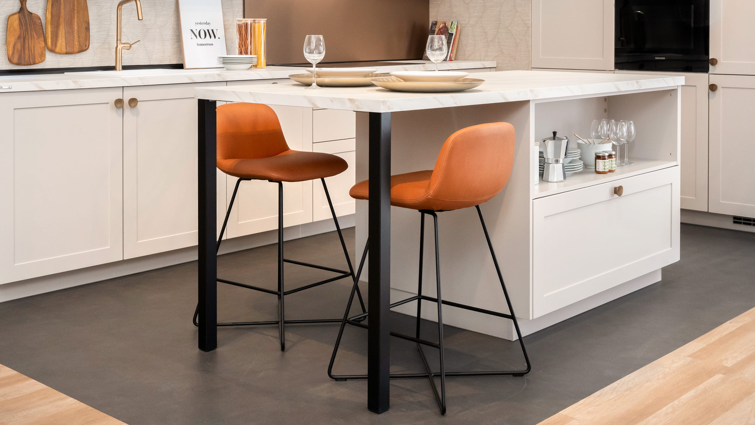 Moderne Landhausküche "Nordic" von Nobilia 